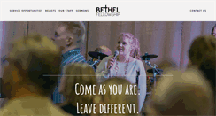 Desktop Screenshot of bethelfellowshipchurch.org