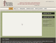 Tablet Screenshot of bethelfellowshipchurch.com